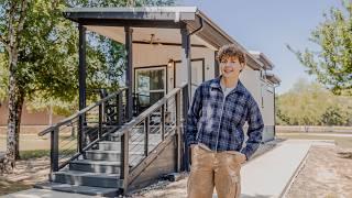 Tiny House Life at 19 - Main Floor Bedroom & Open Design