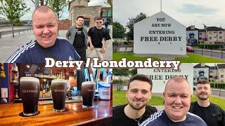 Pub Crawl in Derry / Londonderry, Northern Ireland with Stumpy, Dylan Reid and Sam. Splitting G's