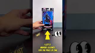 Three Marvel Legends for the Price of One! #shorts #hasbro #spiderman