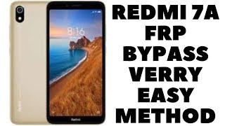 Xiaomi Redmi 7A M1903C3EI FRP bypass very easy method 2020