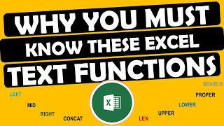 5 Major Excel Text Functions You Should know as a Beginner