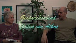 Gesprächsabend Thalus von Athos. Oktober 2024. Ein Themenabend mit Christa Jasinski und Simon Below.