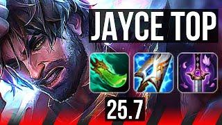 JAYCE vs DARIUS (TOP) | 7/0/7, Godlike | KR Master | 25.7