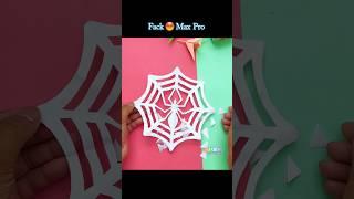try this idea // how to make a paper spider man cute art /spider man cute  #shorts #shoetsvideo #diy