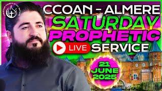 CCOAN - ALMERE SATURDAY PROPHETIC SERVICE 21/06/2025  | LIVE BROADCAST