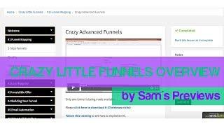 Crazy Little Funnels Overview by Sam's Previews