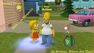 The Simpsons Hit & Run Mod Walkthrough | Sunday Drive | Oh Brother, Where Art Thou? | ft. Lisa