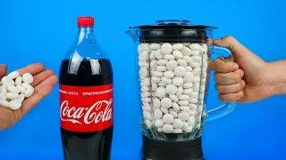 Experiment: Liquidizer vs Coca-Cola and Mentos