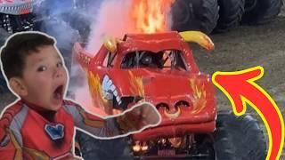 Se incendia Monster Jam en vivo / Thiago tv