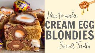 How to make Cream Egg Blondies! Recipe #Shorts