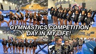 DAY IN MY LIFE COACHING at a GYMNASTICS COMPETITION!