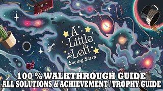 A Little to the Left Seeing Stars Walkthrough Solutions | ALL Achievement / Trophy Guide