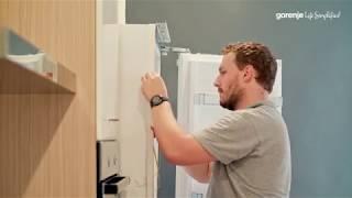 Como instalar o seu refrigerador de embutir/revestir Gorenje NatureFresh