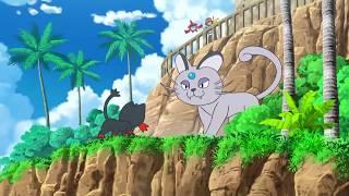 Ash saves Litten from Persian Pokemon Sun and Moon Episode 7 English Sub