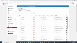 Download copyright free music from YouTube audio library  Youtube Creator Tutorial