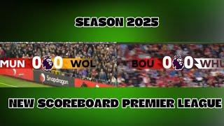 PES 2021 - NEW SCOREBOARD PREMIER LEAGUE 24\25