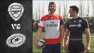 Arsenal stars take on Saracens!