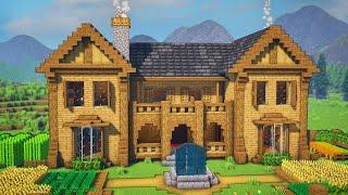 Minecraft: Large Survival House Tutorial | Ultimate Survival Base