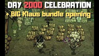 DONT STARVE TOGETHER DAY  2000 CELEBRATION - just a little highlight of my celebration feat. Klaus