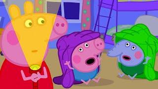 George Pig And Edmond Elephant's Sleepover!  | Peppa Pig Tales