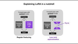 Insights from Finetuning LLMs with Low-Rank Adaptation