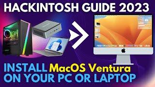 [OLD]Hackintosh Install MacOS Ventura on your Computer or Laptop  - The Easy Tutorial this 2023