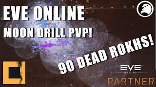 EVE Online Fleet PVP Moon Drill Fight