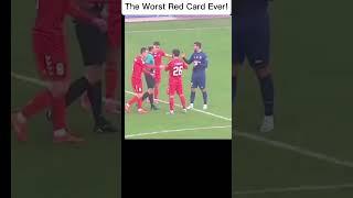 The Most Controversial Red Card in Football History? #shorts