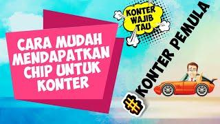 Cara paling mudah mendapatkan kartu chip untuk konter pemula || tips seputar konter