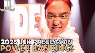 #LCK 2025 Preseason Team Power Rankings