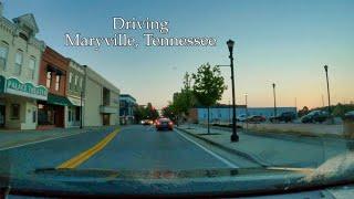 Maryville, Tennessee - Drive Tour USA (4K/60fps)