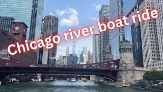 Chicago river boat ride 2024