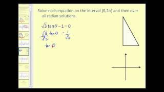 Solving Trigonometric Equations I