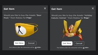 ALL NEW FREE ITEMS ON ROBLOX AND ROBLOX PROMO CODES 2023