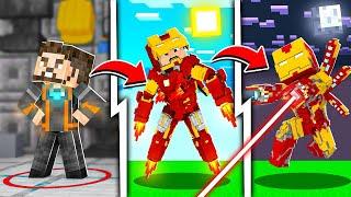 LIFE OF IRON MAN IN MINECRAFT! Tony Stark's life in minecraft