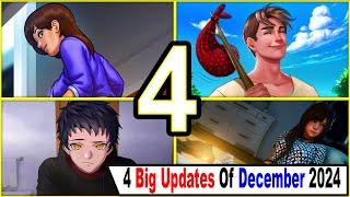 The Big 4: Major Updates Of December [Summertime Saga, Goodbye Eternity, Eternum & What A Legend]