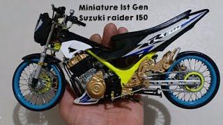 My Handmade Miniature suzuki raider 150