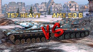 НА ЗАБИВ #3 | Какой барабан лучше | T57 Heavy или AMX 50 B | WoT Blitz | Zlobina Liza