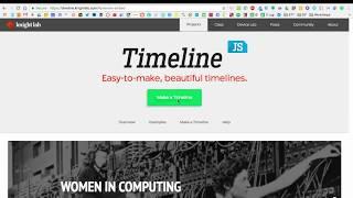 How to Create Timelines using Timeline JS and Google Sheets