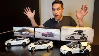 Unboxing Every Tesla Diecast Model!