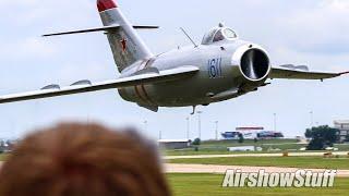 MiG-17 LOW and CLOSE!