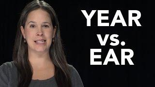 YEAR vs. EAR - American English Pronunciation (EAR vs. HEAR)