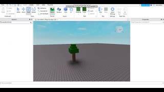 ROBLOX STUDIO| HOW TO MAKE A LOW POLY TREE