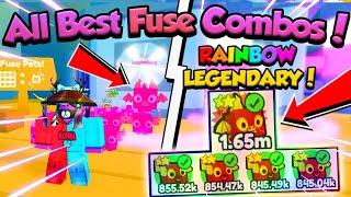 BEST FUSE COMBOS TO GET BEST NEW LEGENDARIES!! - Roblox Pet Simulator X