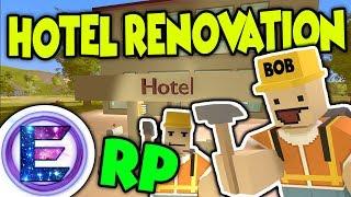 Unturned - Hotel Renovation Doing up an old derelict hotel for a business ( Unturned RP )