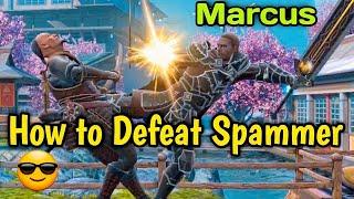 How to Defeat Maxed Spammer || By Marcus || Defeating Ling Spammer || Shadow Fight Arena ||