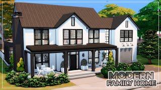 Современный дом | Симс 4: Строительство | Medern Craftsman Family Home | The Sims 4: Speed Build