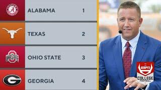 ESPN "Breaking Down" College Football Top 25 after Week 5: Alabama take No. 1; Georgia down No. 4