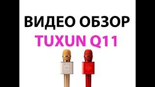 Tuxun Q11 видео обзор караоке микрофона