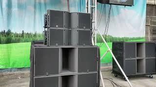 NEW ARRIVAL line array speaker,subwoofer and monitor speaker etc. are in the sound test!